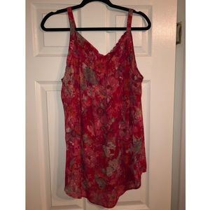 Women’s Plus Size Floral Tank